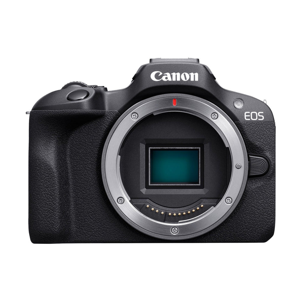 Canon EOS R100 Mirrorless Camera with Gadget Bag and Memory Card Bundle