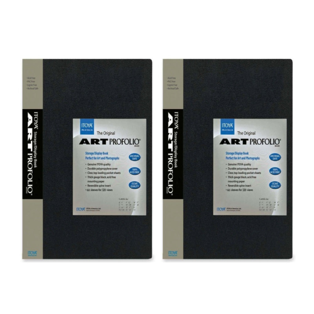 Itoya The Original Art Profolio 17x22-in Photo Size Presentation Book (2 PACKS)