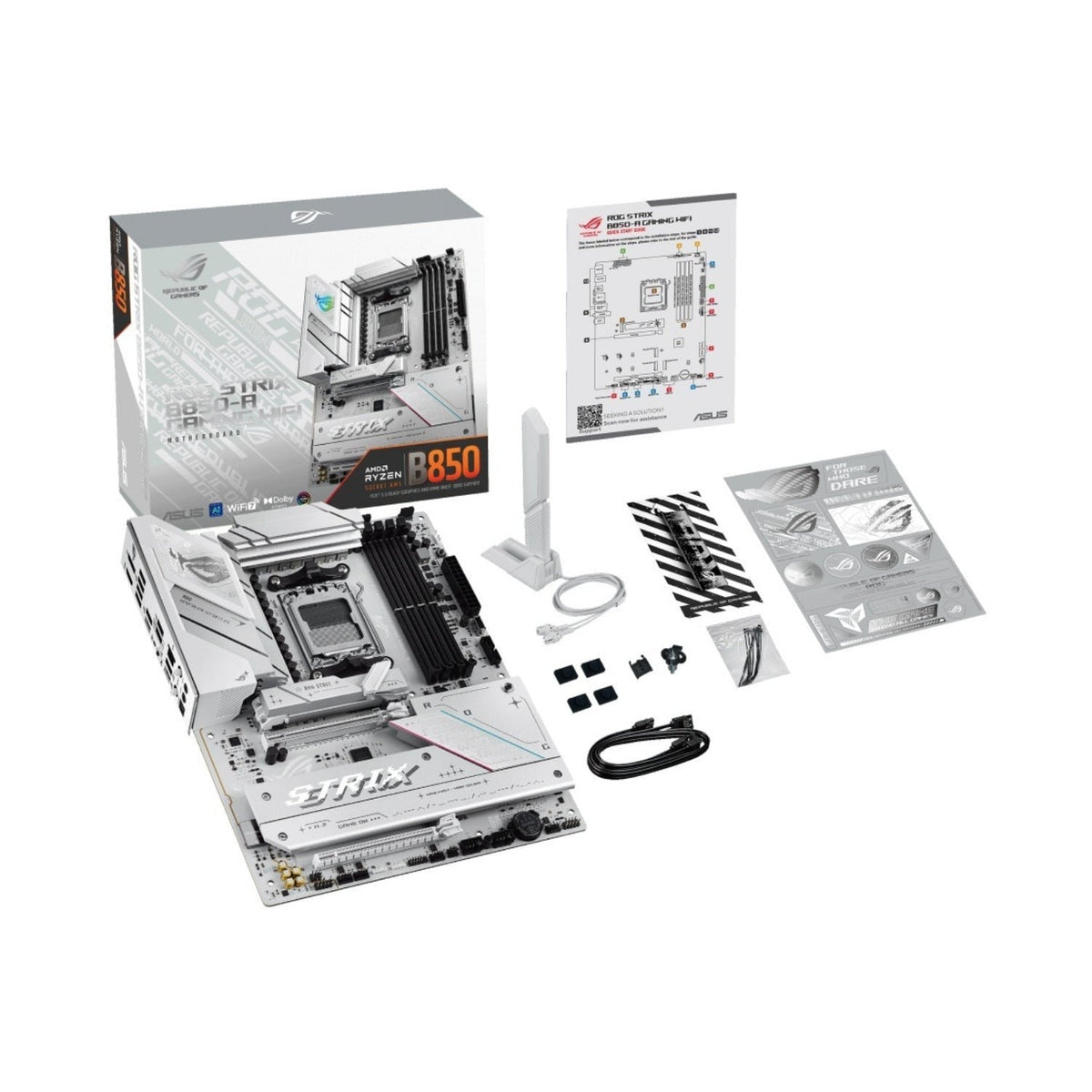 ASUS ROG Strix B850-A Gaming Wi-Fi AMD ATX Motherboard, Socket AM5