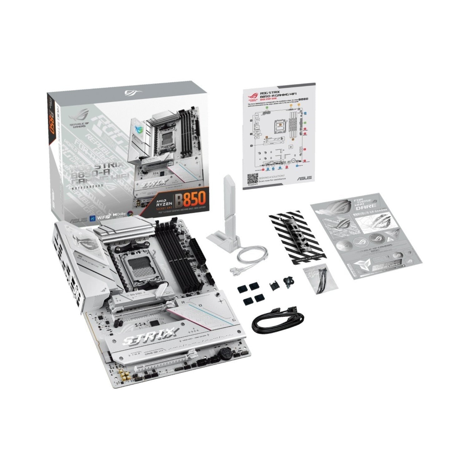 ASUS ROG Strix B850-A Gaming Wi-Fi AMD ATX Motherboard, Socket AM5
