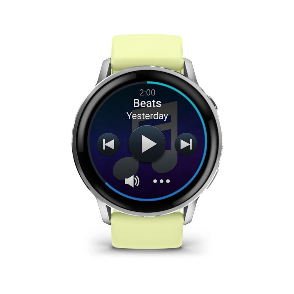 Garmin Venu 4 Smartwatch (Silver/Citron)