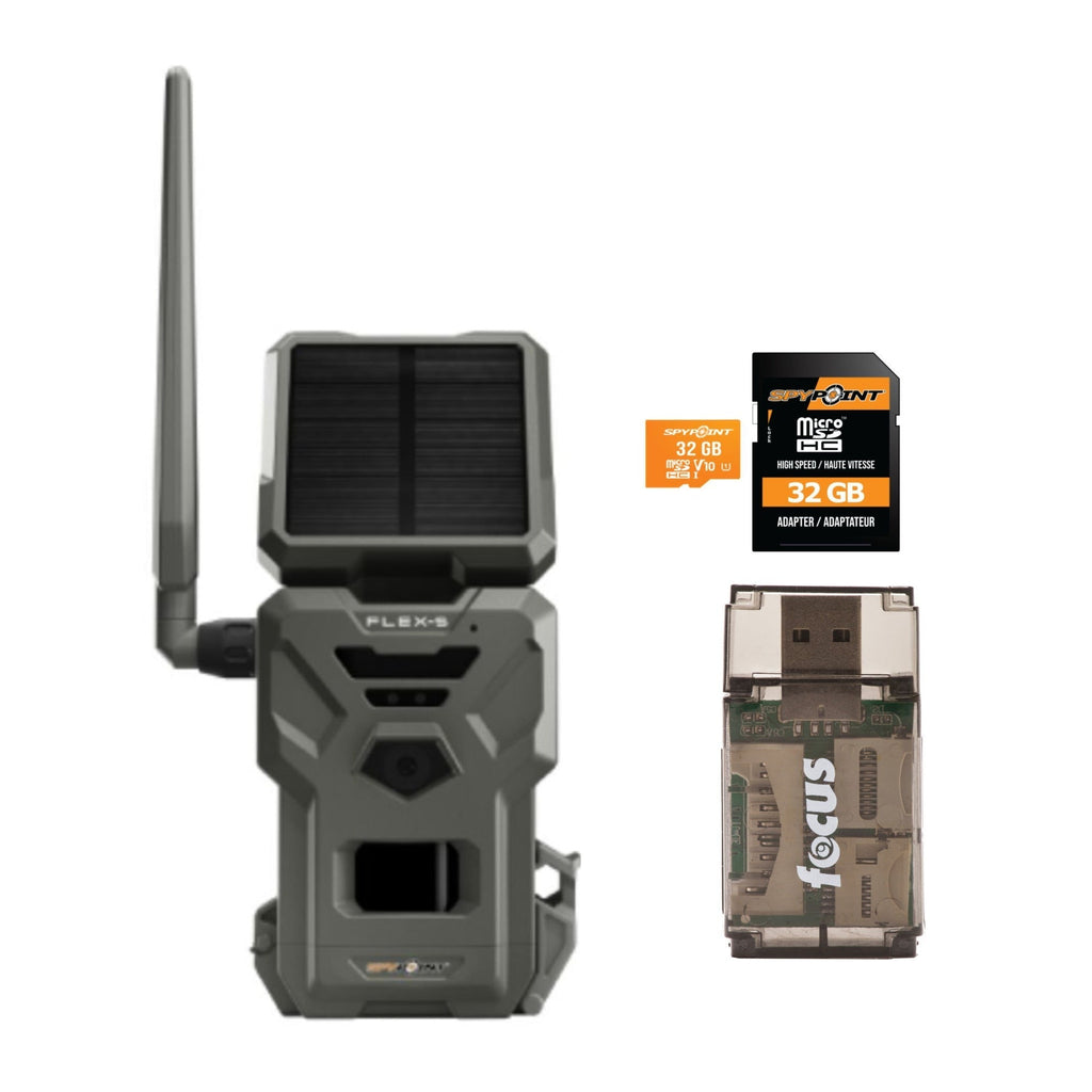 Spypoint FLEX-S 36 Megapixel Trail Camera with 100-Feet Flash and Detection Range Bundle