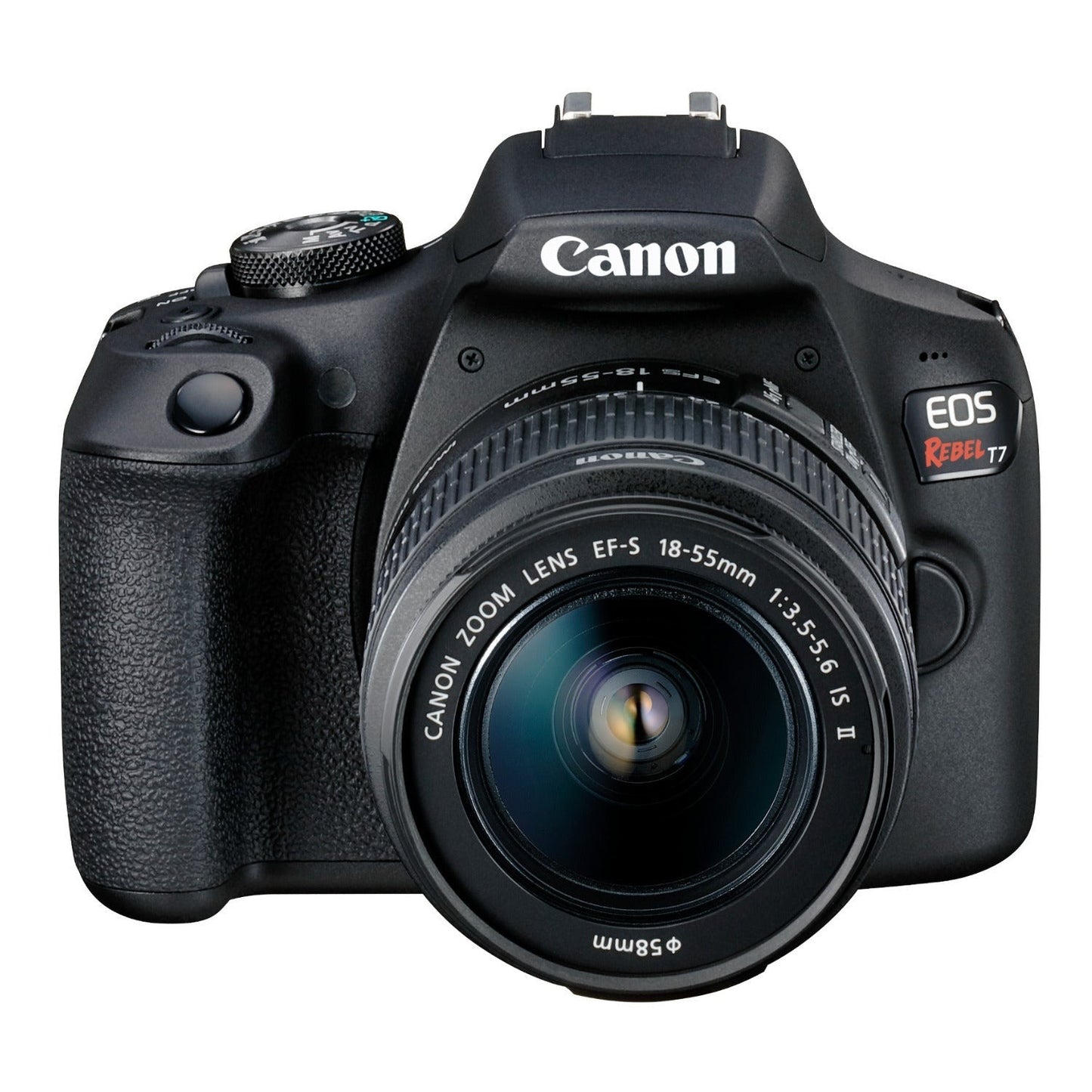 Canon EOS Rebel T7 DSLR Camera and EF-S 18-55mm IS II Lens Bundle (3 Items)