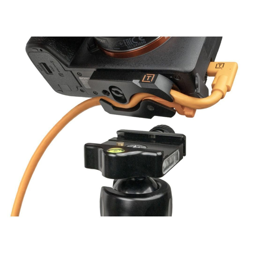 Tether Tools TetherGuard Lever Lock Plate with 5-Point Protection (Black)