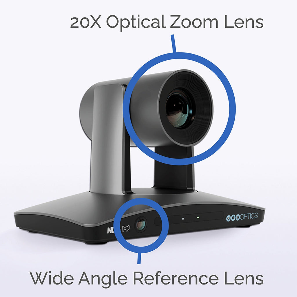HuddleCamHD SIMPLTRACK3 1080p PTZ Camera for Conferences with 55ft Auto-Tracking