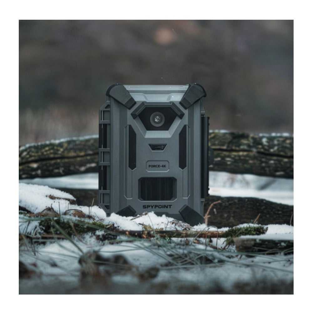 Spypoint FORCE-4K Trail Camera with 40MP, 4K Resolution and Accessories Bundle
