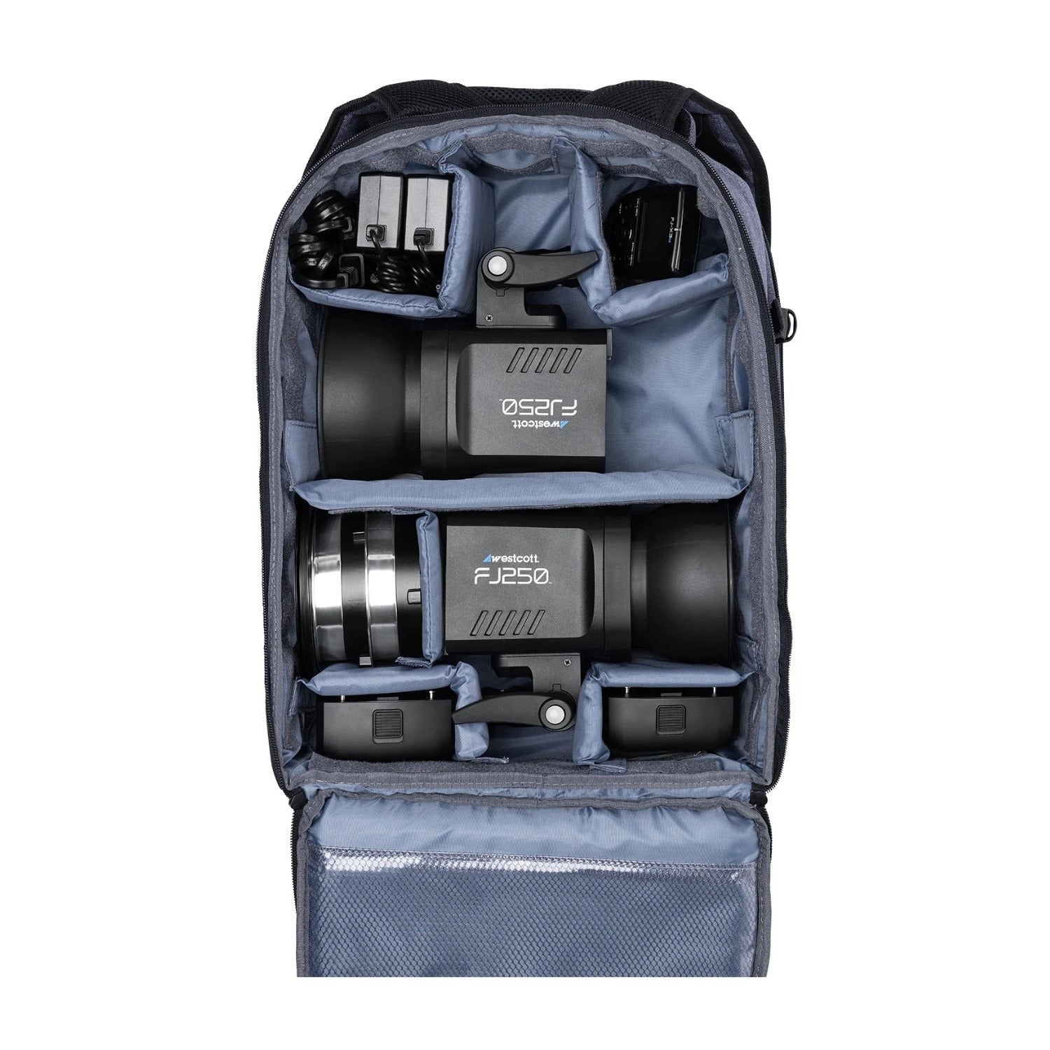 Westcott FJ250 Strobe 2-Light Backpack Kit with FJ-X3 M Multi-Brand Wireless Trigger