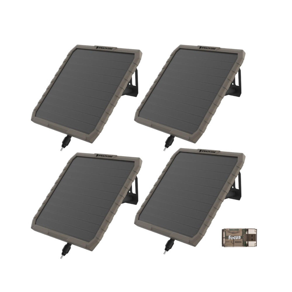 Stealth Cam FieldMax External EX 3000mAh Solar Battery Pack with Panel Bundle