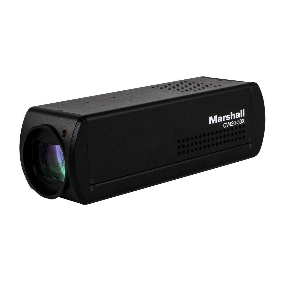 Marshall CV420-30X 4K60 12G-SDI Compact Camera with 30x Optical Zoom (Black)