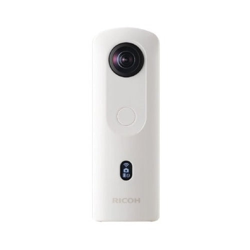 Ricoh Theta SC2 360-Degree 4K Spherical VR Camera (White) with Flexible 10-Inch Spider Tripod