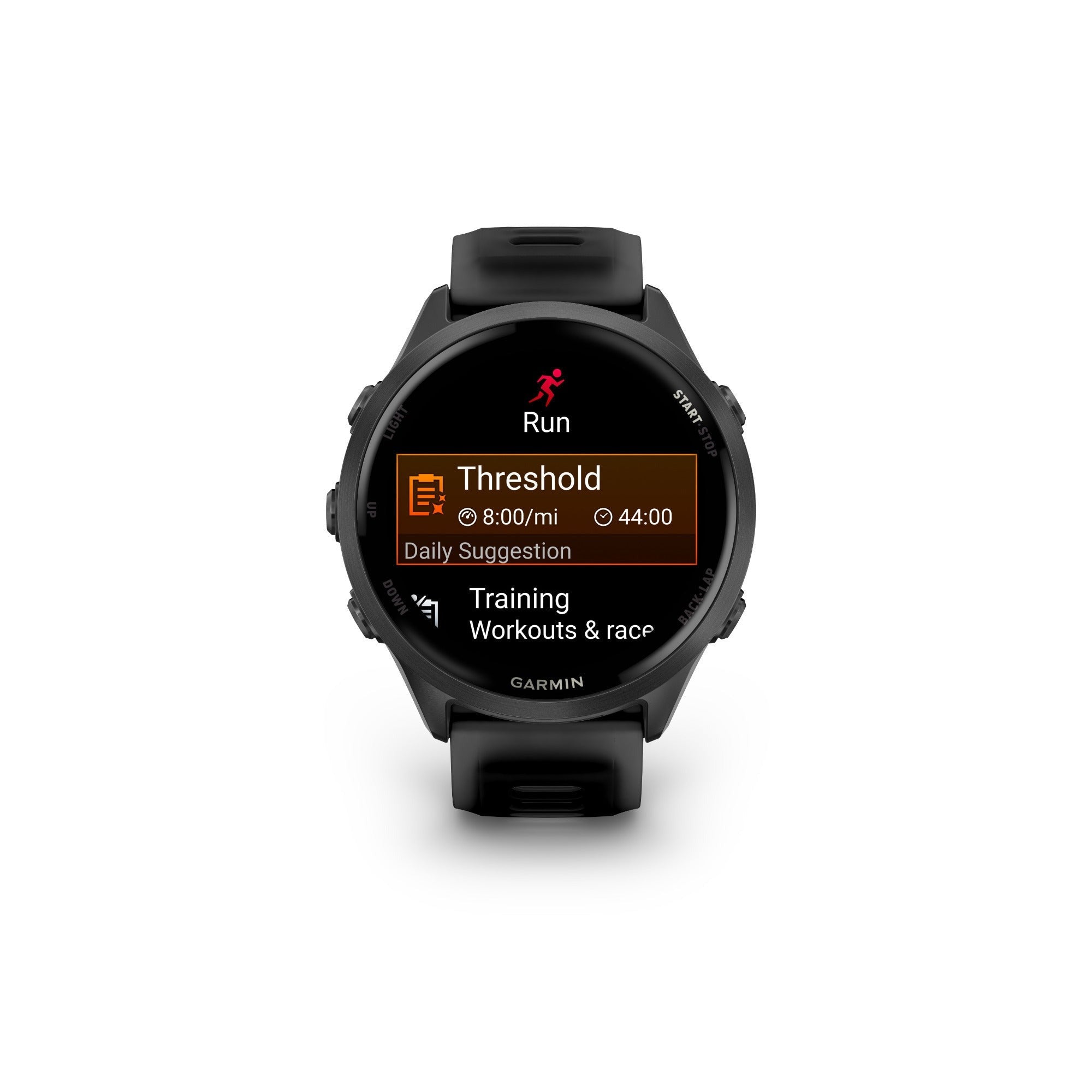 Garmin Forerunner 570 47mm GPS Smartwatch (Slate Gray/Black Band) with Earbuds