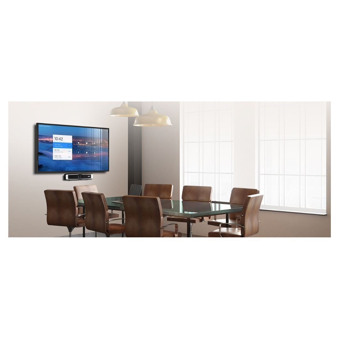 AVer VB130 4K Video Collaboration Bar with Adjustable 5-Level Fill Lighting (Black and White)
