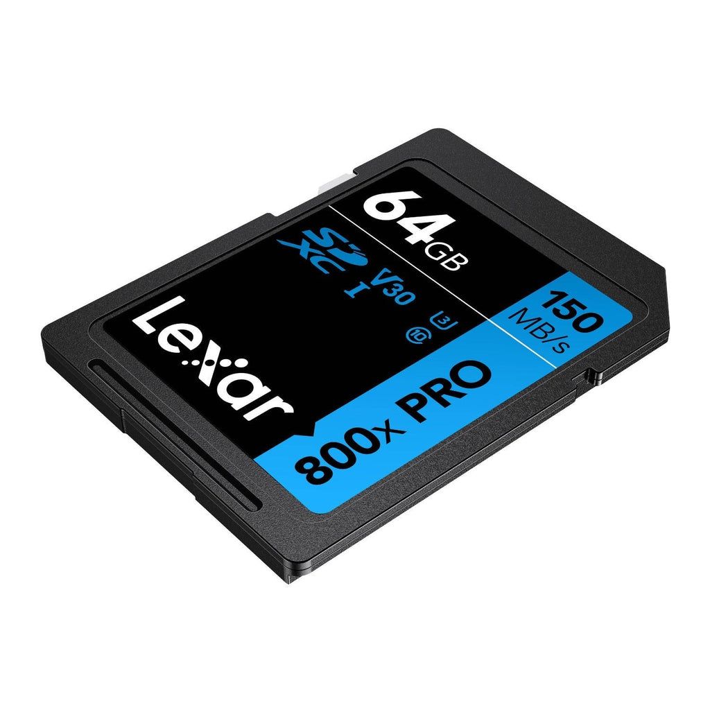 Lexar 64GB High-Performance 800x PRO UHS-I SDXC Memory Card (BLUE Series)