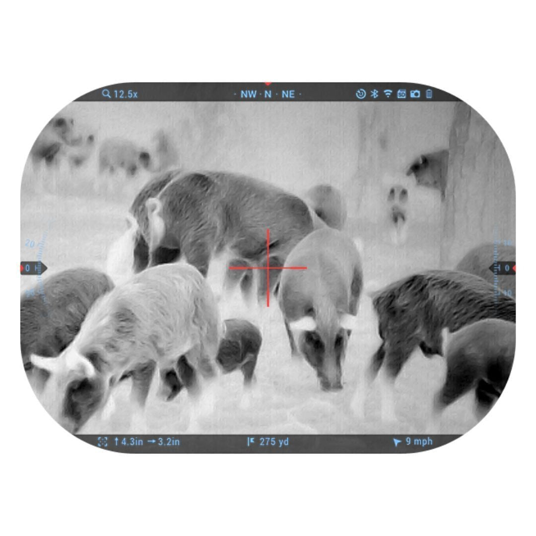 ATN ThOR 5 XD LRF 3-30x 1280х1024 5th Generation Thermal Scope with Built-In Rangefinder (Black)