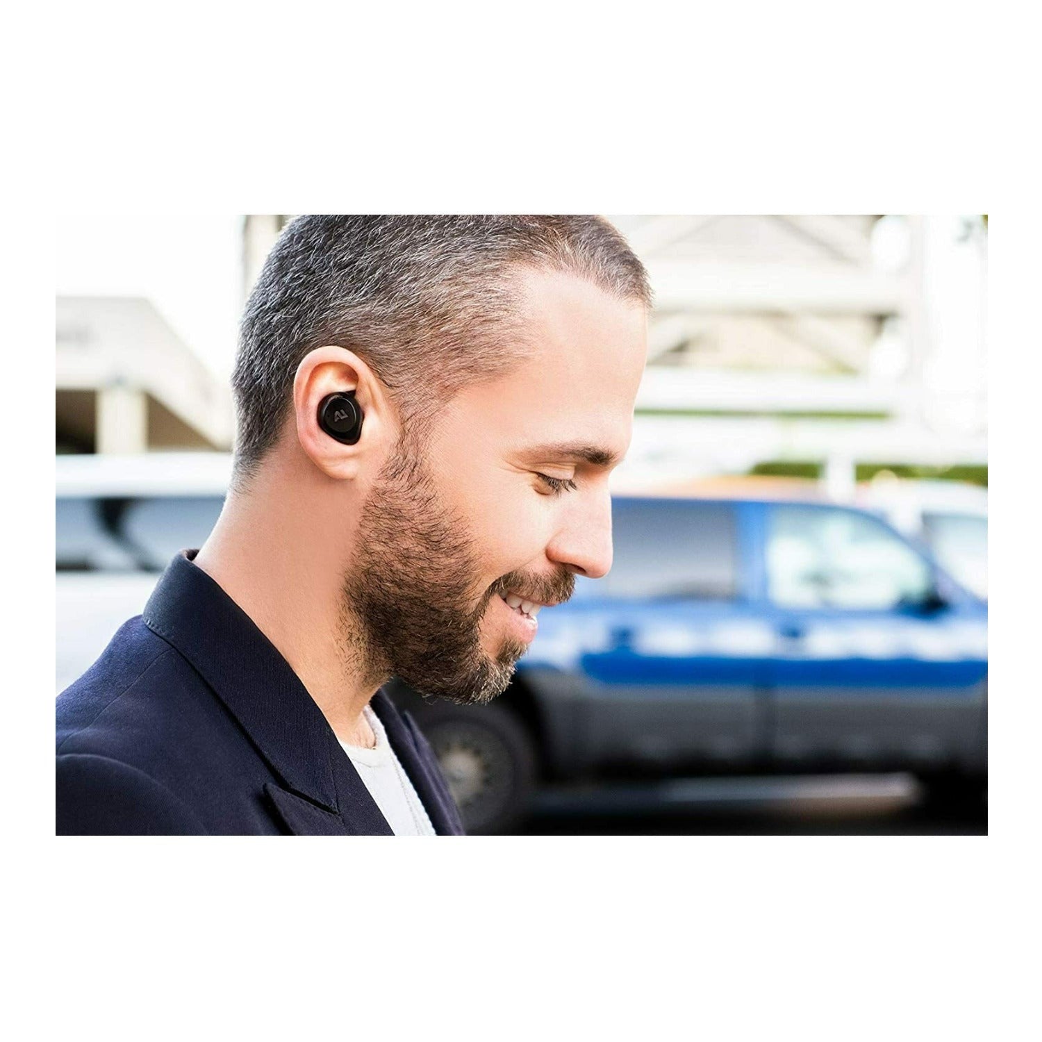 Ausounds True Wireless Hybrid Active Noise Cancelling Earbuds (Red)