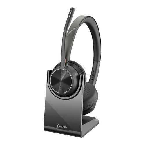 Poly Plantronics Voyager 4320 UC Wireless Headset and Charging Stand