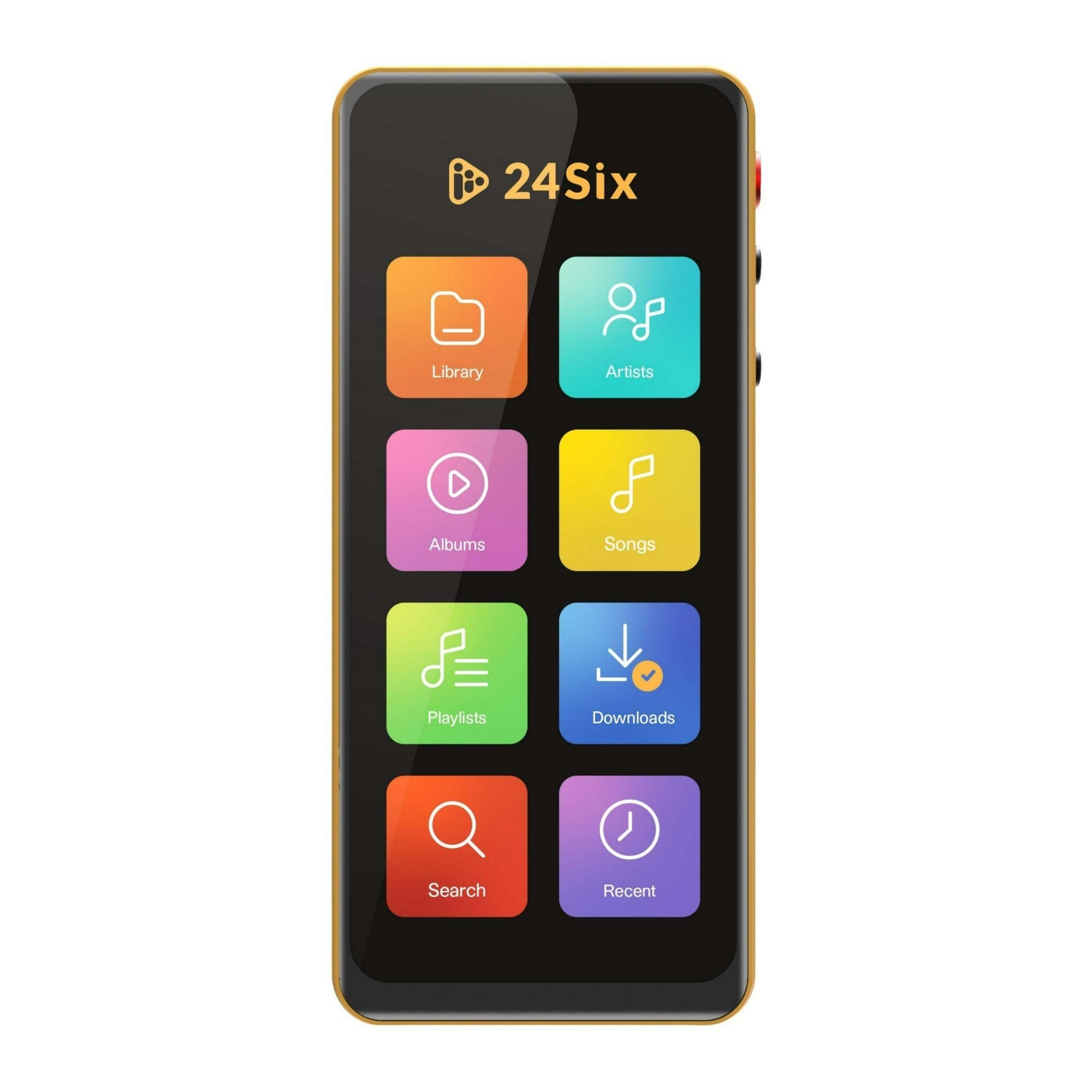 24Six Solo Music Only 5V Mp3 Player with Bluetooth 4.0 and 16GB Internal Memory