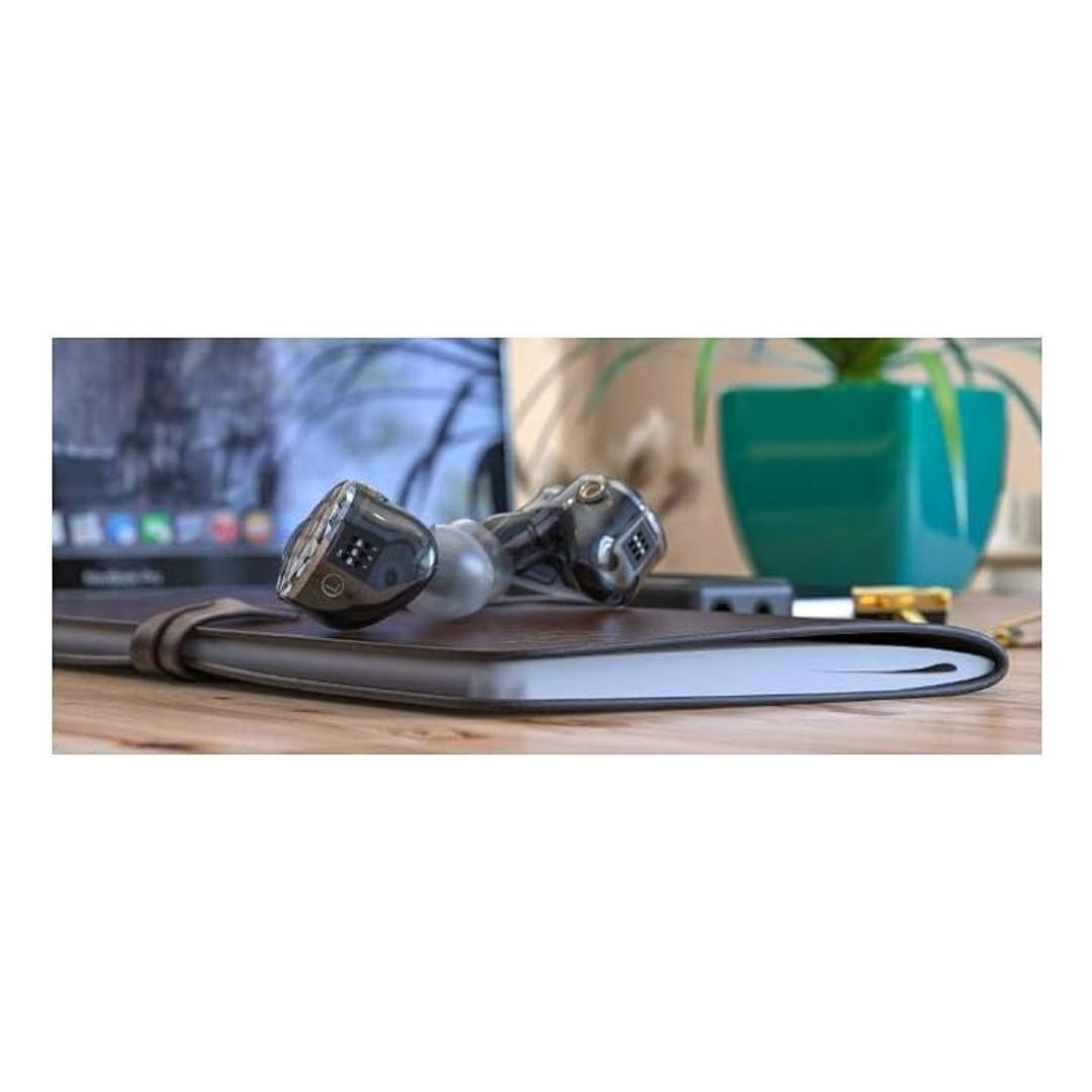 FiiO Balanced Armature In-Ear Monitor Earphones with Six Drivers and Four-Way Crossover (Black)