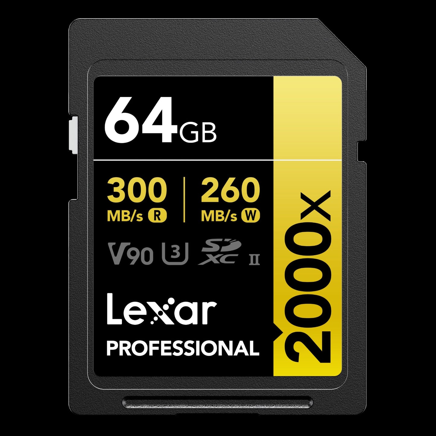 Lexar Professional 64GB 2000x UHS-II SDXC Memory Card