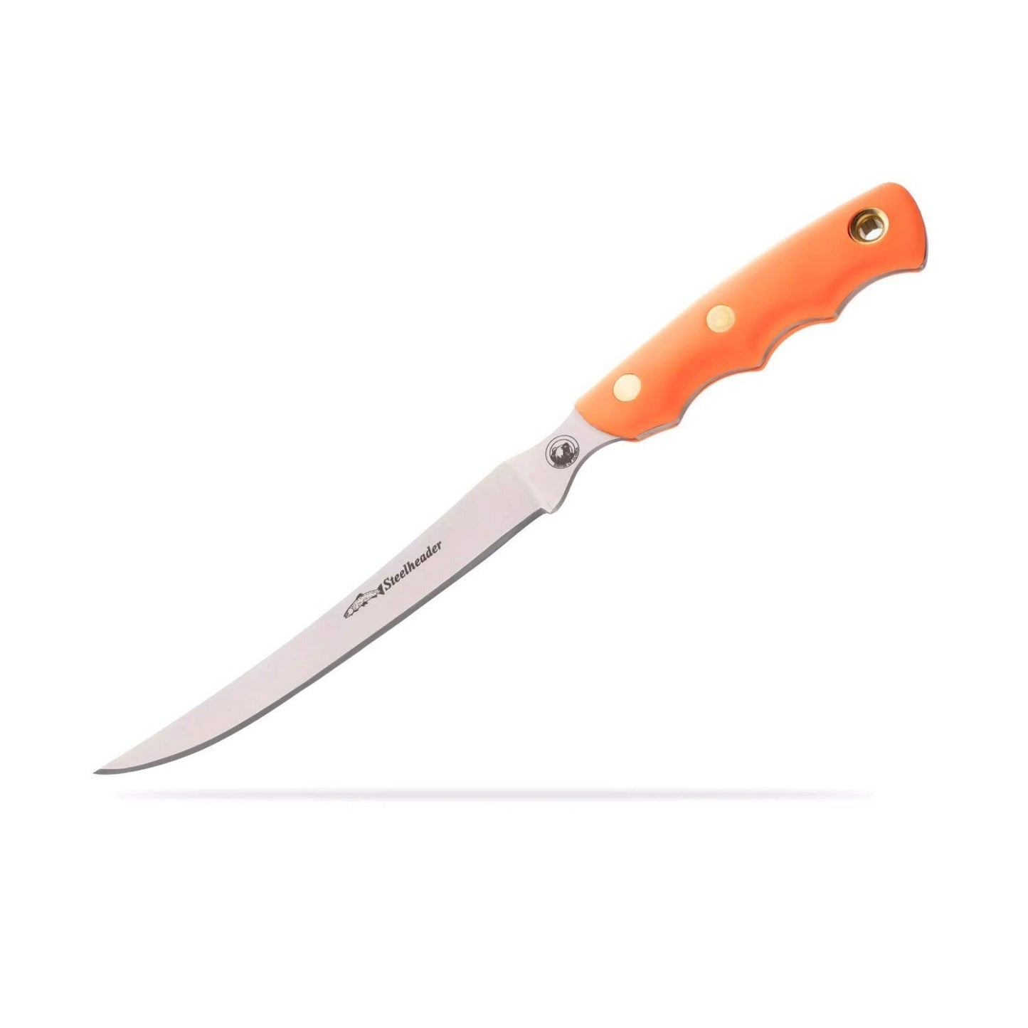 Knives of Alaska Steelheader Orange Suregrip 5.75-Inch Fixed Blade Fillet Knife
