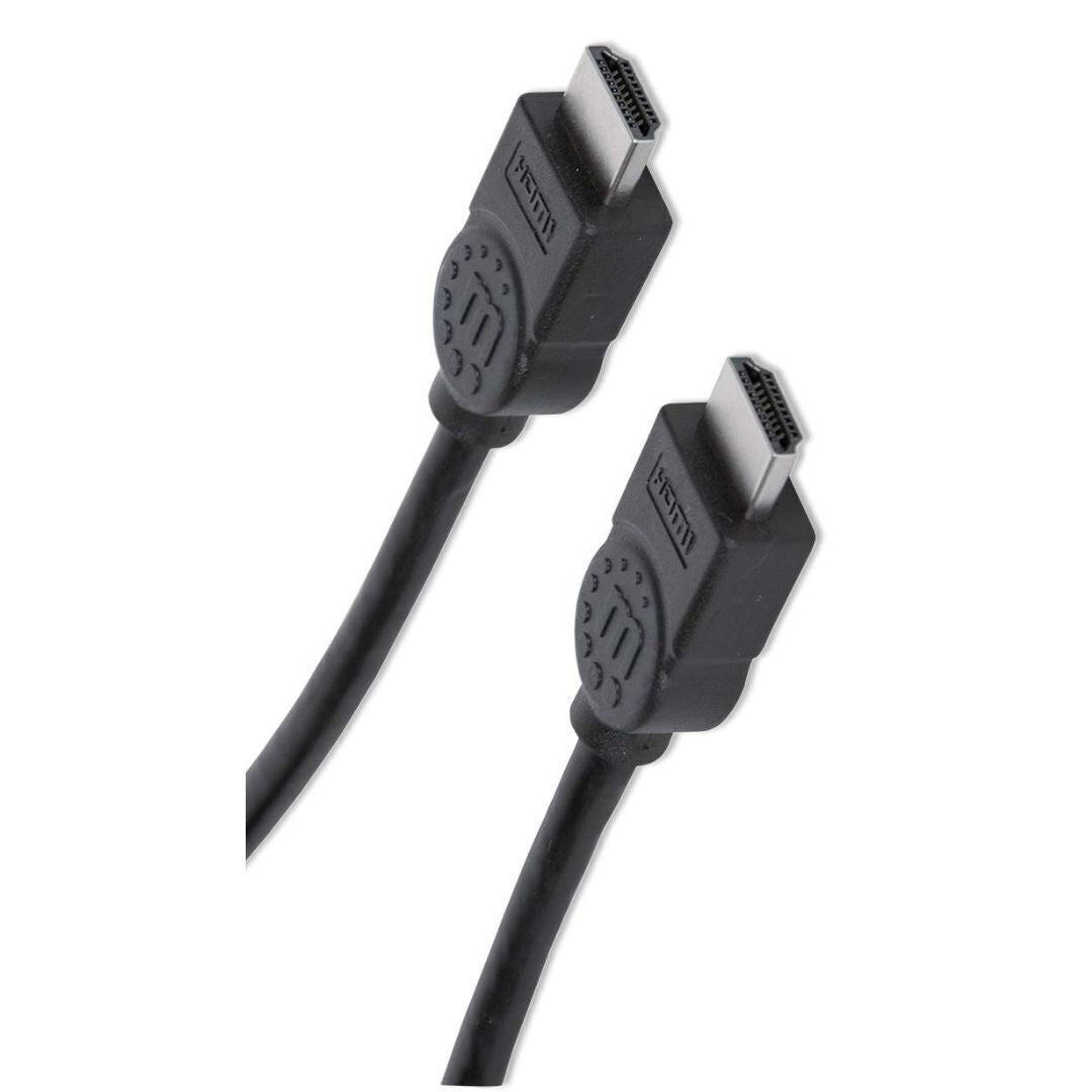 Manhattan HDMI Male to Male High Speed Shielded Cable, 75', Black