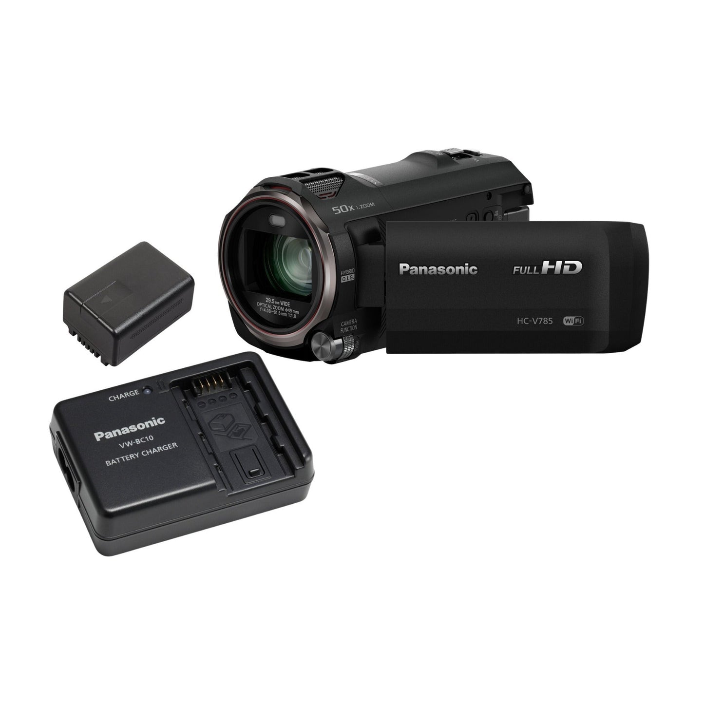 Panasonic HC-V785K Full HD Video Camera Camcorder with Panasonic Battery