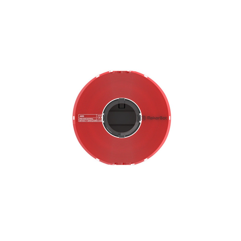 MakerBot ASA Filament Spool for Method X 3D Printer (Red, 0.65kg/1.43lb)