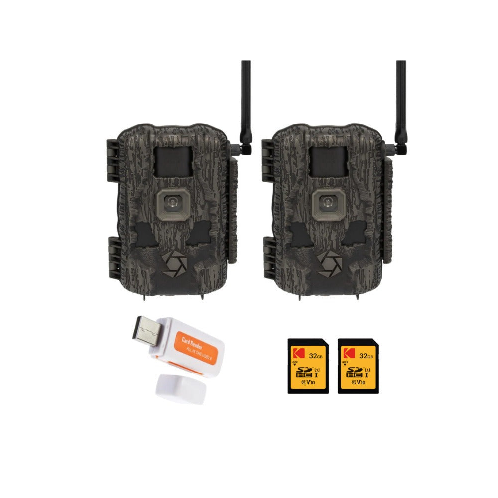 Stealth Cam Fusion MAX 3.0 42MP Cellular Trail Camera with Accessories Bundle