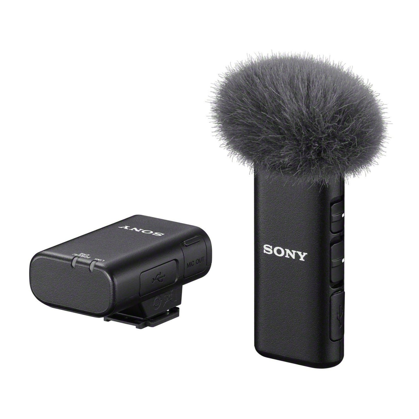 Sony ECM-W2BT Digital Bluetooth Wireless Microphone with ECM-LV1 Lav Mic Bundle