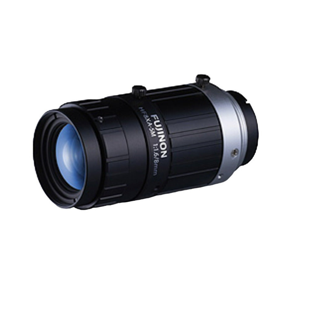Fujinon HF8XA-5M 2/3-Inch 8mm F1.6 Manual Iris Low Distortion C-Mount Lens