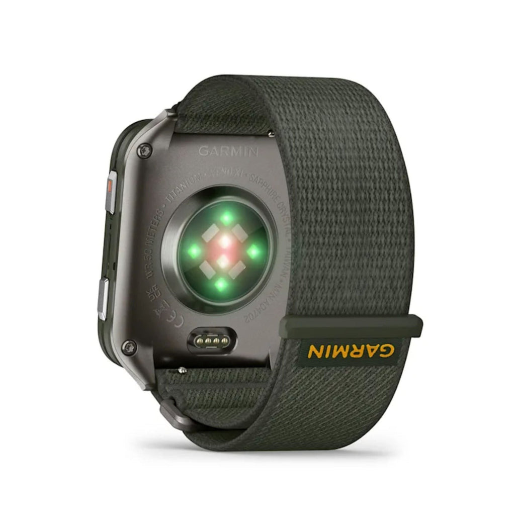 Garmin Venu X1 Moss with Titanium Caseback and Moss ComfortFit Band Bundle