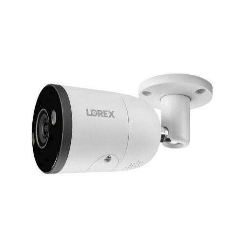 Lorex 4K 8-channel 3TB Wired NVR System with 6 Smart Deterrence Cameras (White)