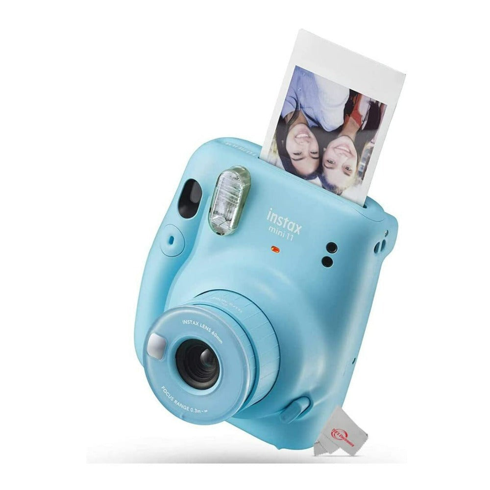 Fujifilm Instax Mini 11 Instant Film Holiday Camera Bundle (Sky Blue)