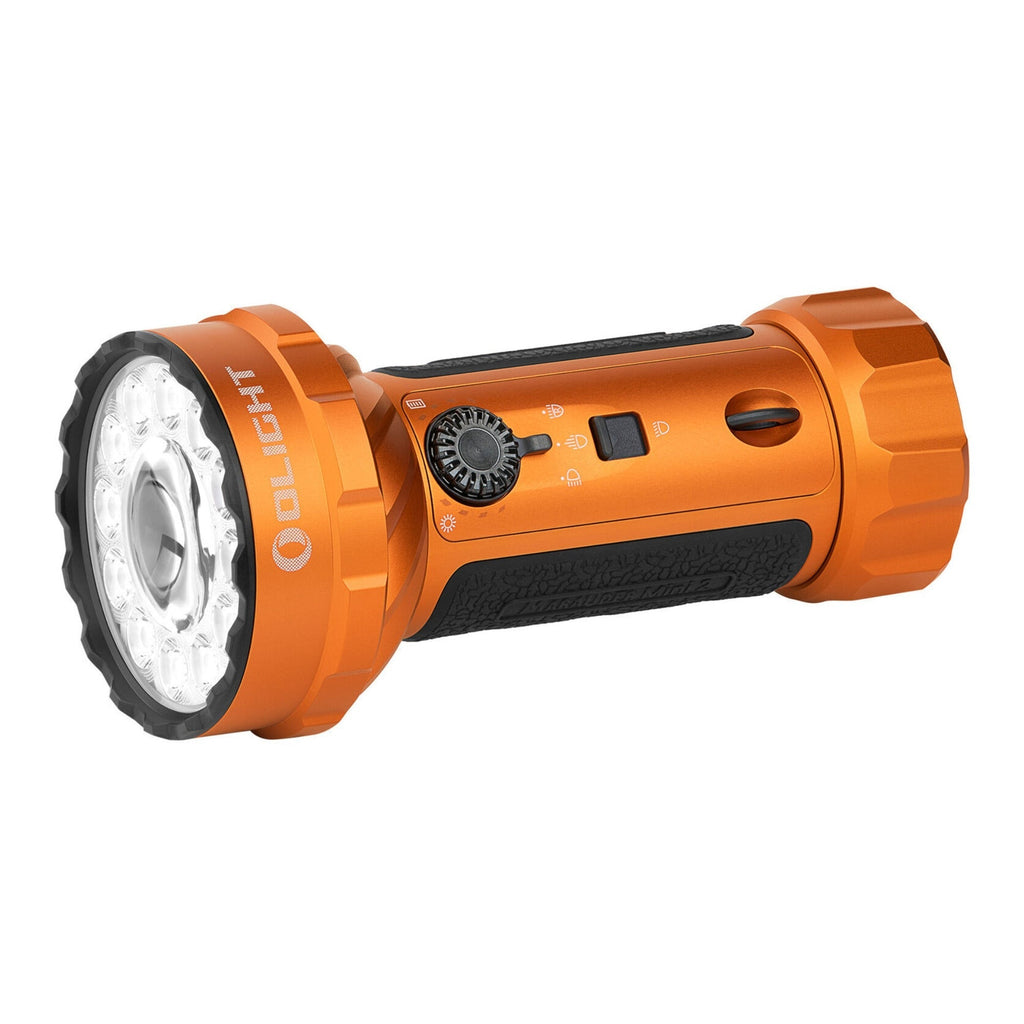 Olight Marauder Mini 2 10,000 Lumen Rechargeable Flashlight (Orange)