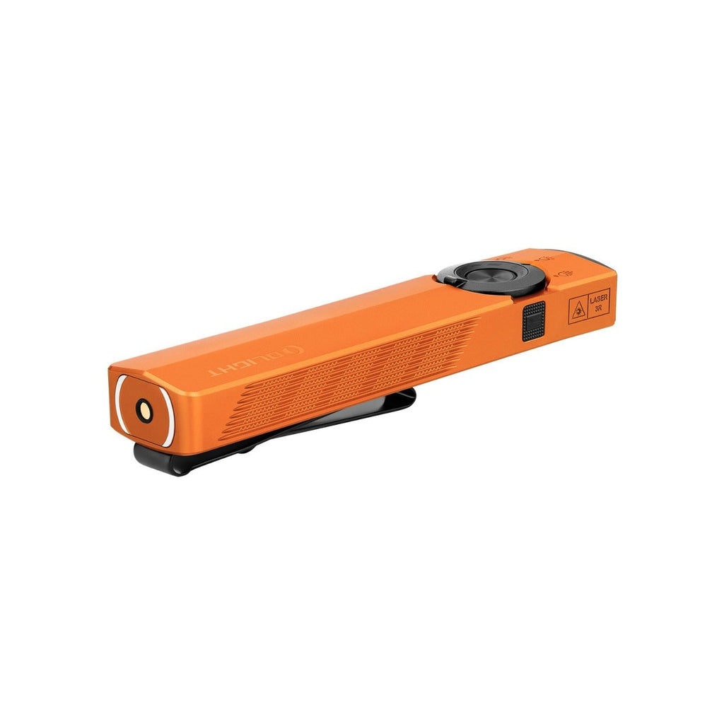 OLIGHT ArkPro EDC Flat Rechargeable Flashlight (Orange CW)