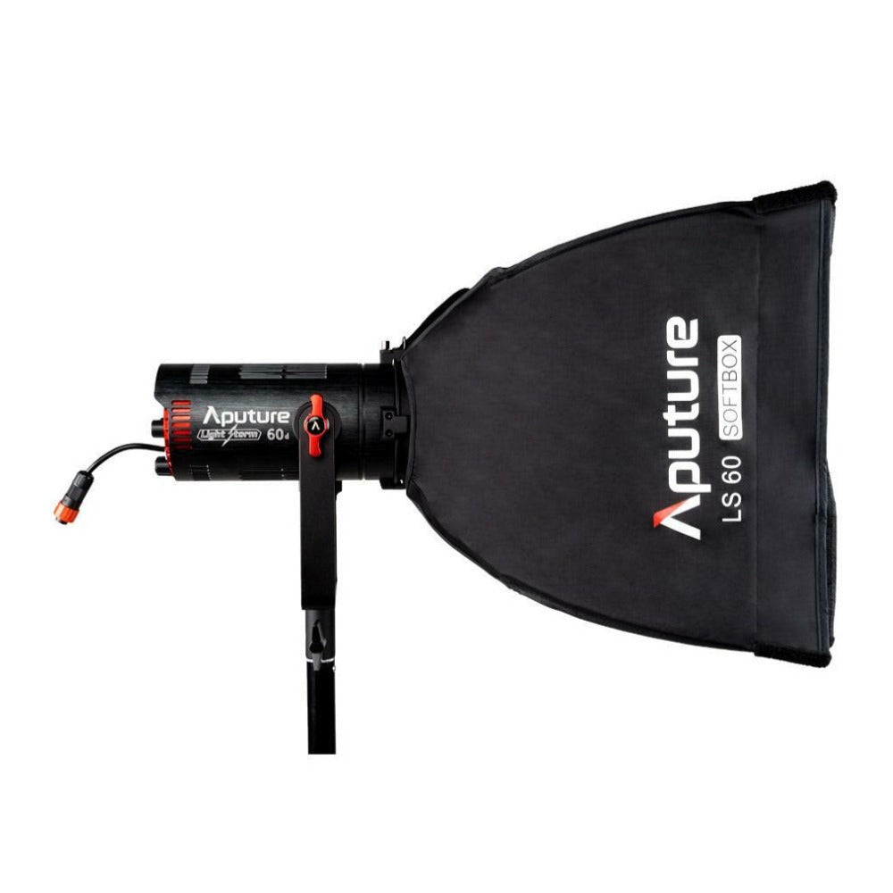 Aputure LS 60x Bi-Color LED Focusing Flood Light Bundle with C-Stand, Light Dome Mini III