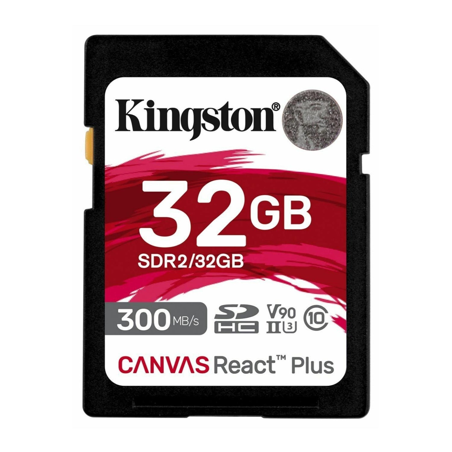 Kingston Canvas React Plus 32GB U3 V90 SD Memory Card (10-Pack) with Card Reader