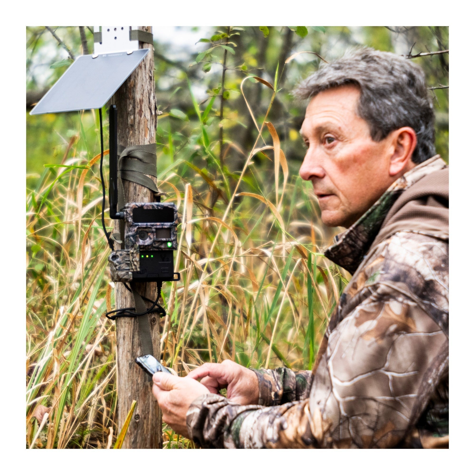 Yellowstone Y2 Trail Camera Bundle with Battery, Solar Panel, Card Reader, and Accessories (10-Pack)