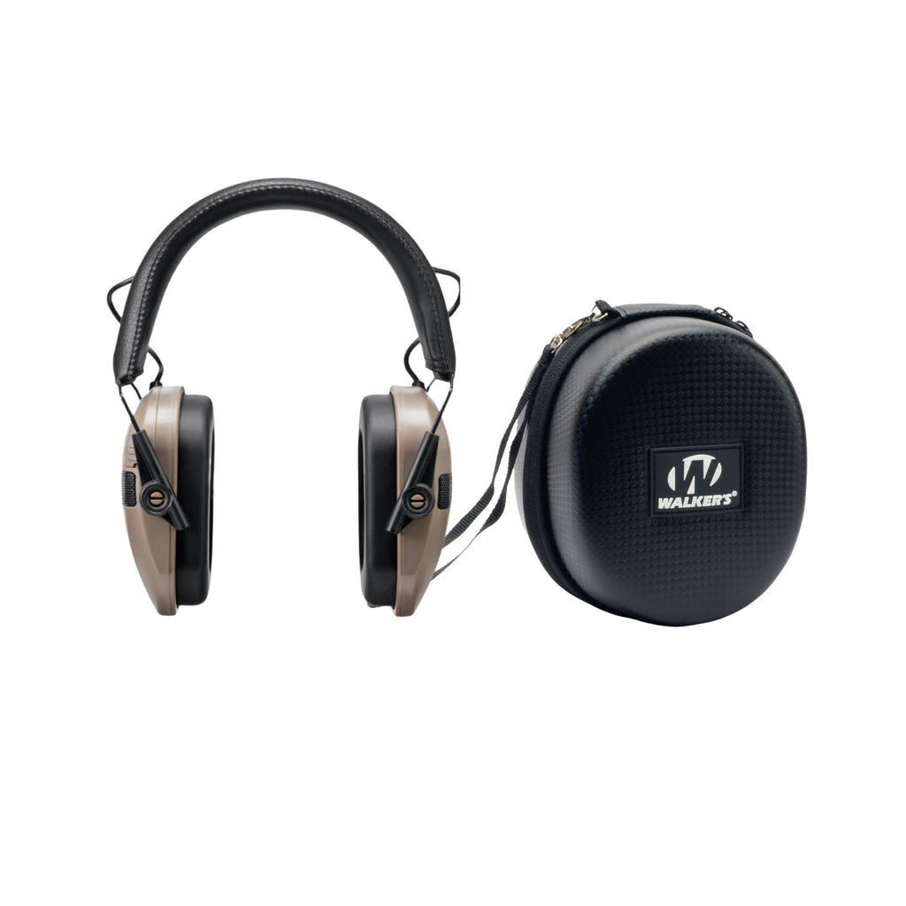 Walker's Razor Junior Electronic Youth and Women's Protection Muff Bundle (FDE)