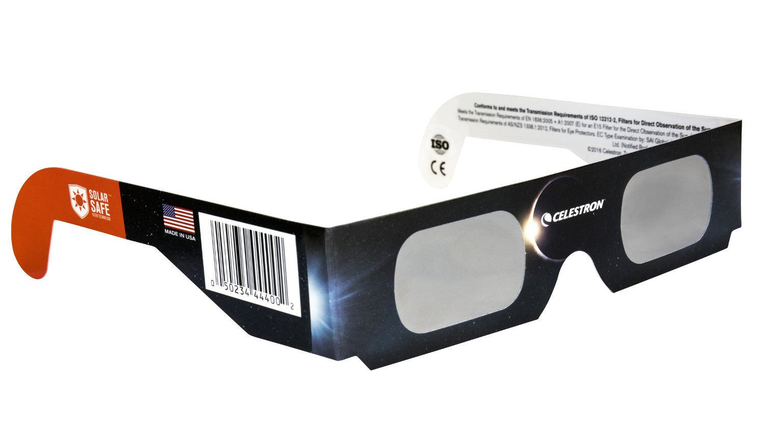 Celestron EclipSmart Safe Filter Technology Eclipse Glasses ISO 12312-2:2015 (E)