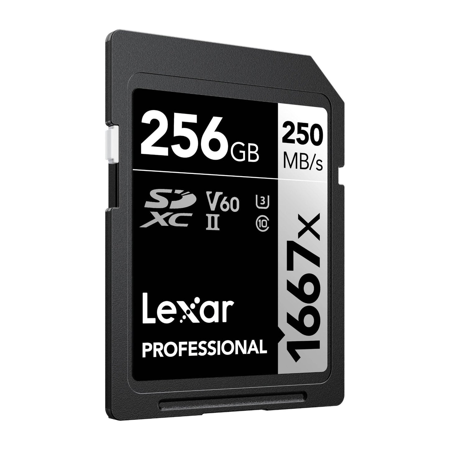 Lexar Professional SDXC 1667X UHS-II V60 4K 256GB Memory Card (2-Pack)