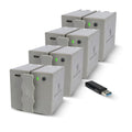 Stealth Cam 360 Cam Max Cartridge Lithium Battery 4-Pack with Card Reader Bundle