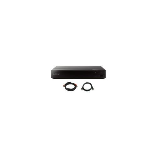 Sony BDPS3700 Streaming Blu-Ray Player with WiFi (2016) plus Two Cable Bundle