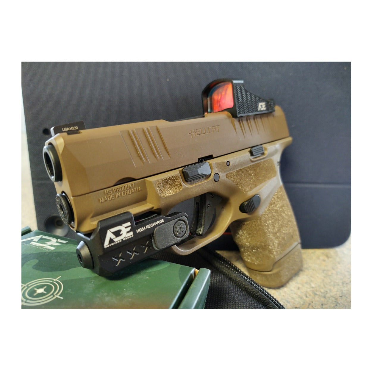 ADE Advanced Optics Spike RD3-018 Aluminum Micro Red Dot Sight (Black)