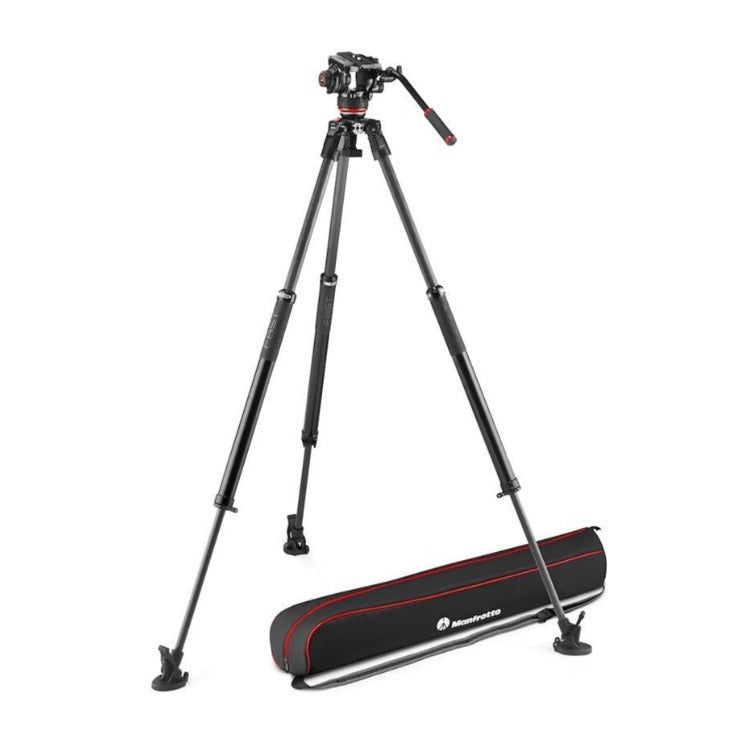 Manfrotto 504X Fluid Video Head with 635 FAST Single Carbon Leg