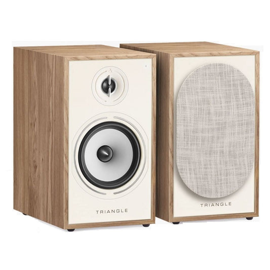 Triangle Borea Active BR03 BT Wireless Bluetooth Bookshelf Speaker (Light Oak)