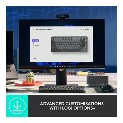 Logitech MX Mechanical Mini Linear Keyboard - Graphite