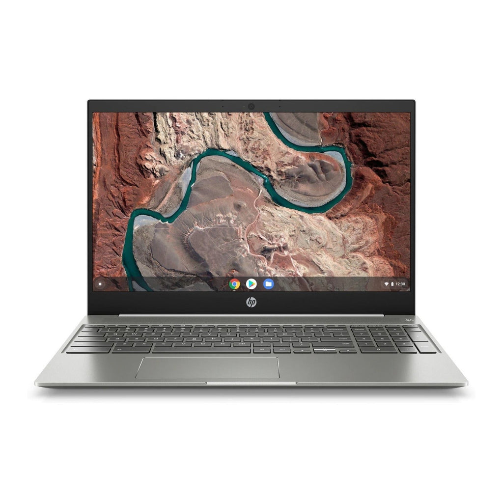 HP Chromebook 15-de0021, 15.6" FHD Touch, Intel Core i3-8130U, 4GB RAM, 128GB eMMC (Certified Refurbished)