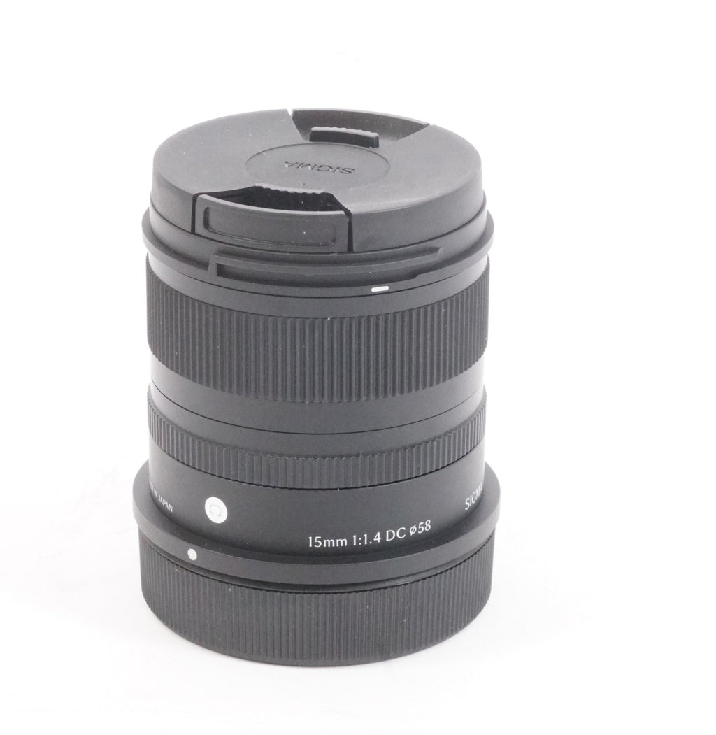 Sigma 15mm F1.4 DC Contemporary Lens for Mirrorless Cameras (Canon RF Mount) (Used)
