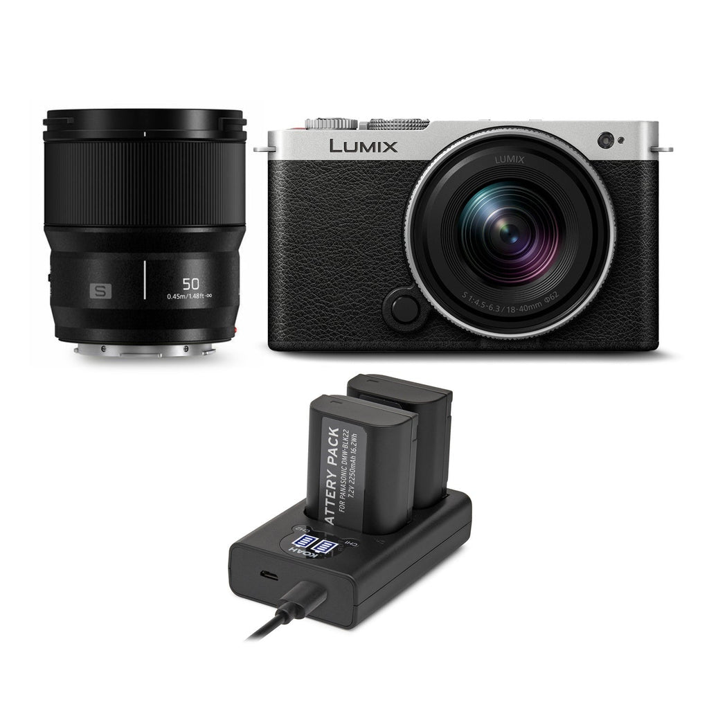 LUMIX S9 S Mirrorless Camera with 18-40mm Lens (Black) Bundle